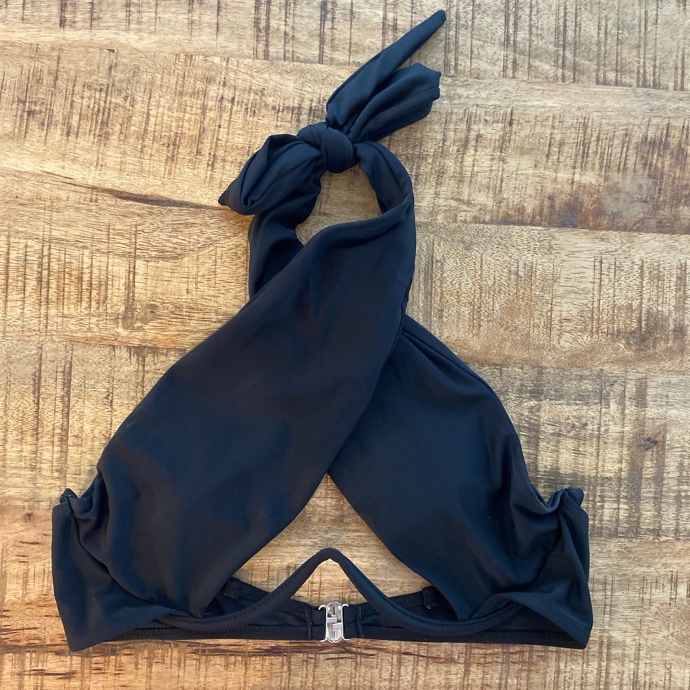 SHEIN underwire halter bikini top